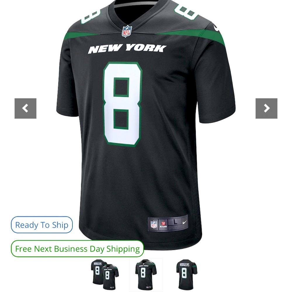 COPY - Aaron Rodger’s jersey youth medium